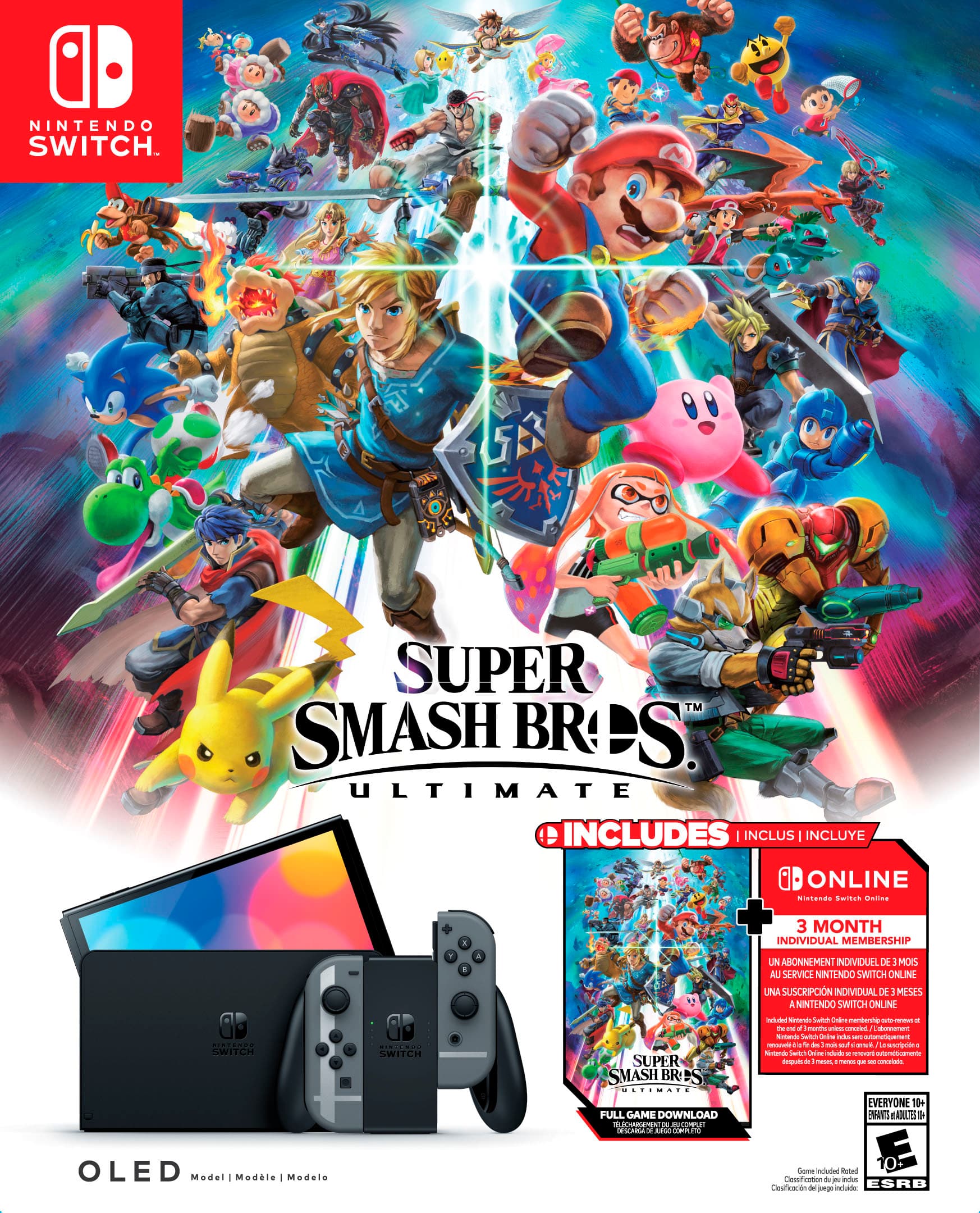 Nintendo Switch™ Mario Kart™ 8 Deluxe Bundle (Full Game Download + 3 Mo.  Nintendo Switch Online Membership Included)