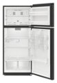 Alt View 2. Whirlpool - 16.3 Cu. Ft. Top-Freezer Refrigerator with Flexi-Slide Bin - Black.