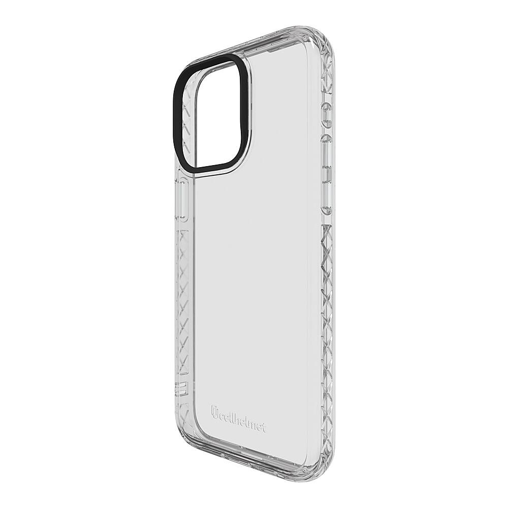 Angle. Cellhelmet - Altitude X Series Case for Apple iPhone 15 Max - Crystal Clear.