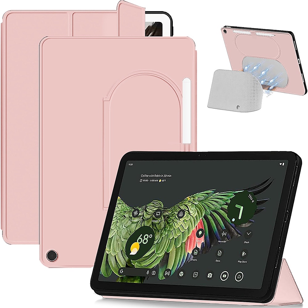 SaharaCase AirShield Tri-Fold Folio Case for Google Pixel Tablet Pink ...