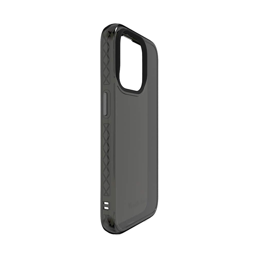 Left View: Cellhelmet - Altitude X Series Case for Apple iPhone 15 Pro - Onyx Black