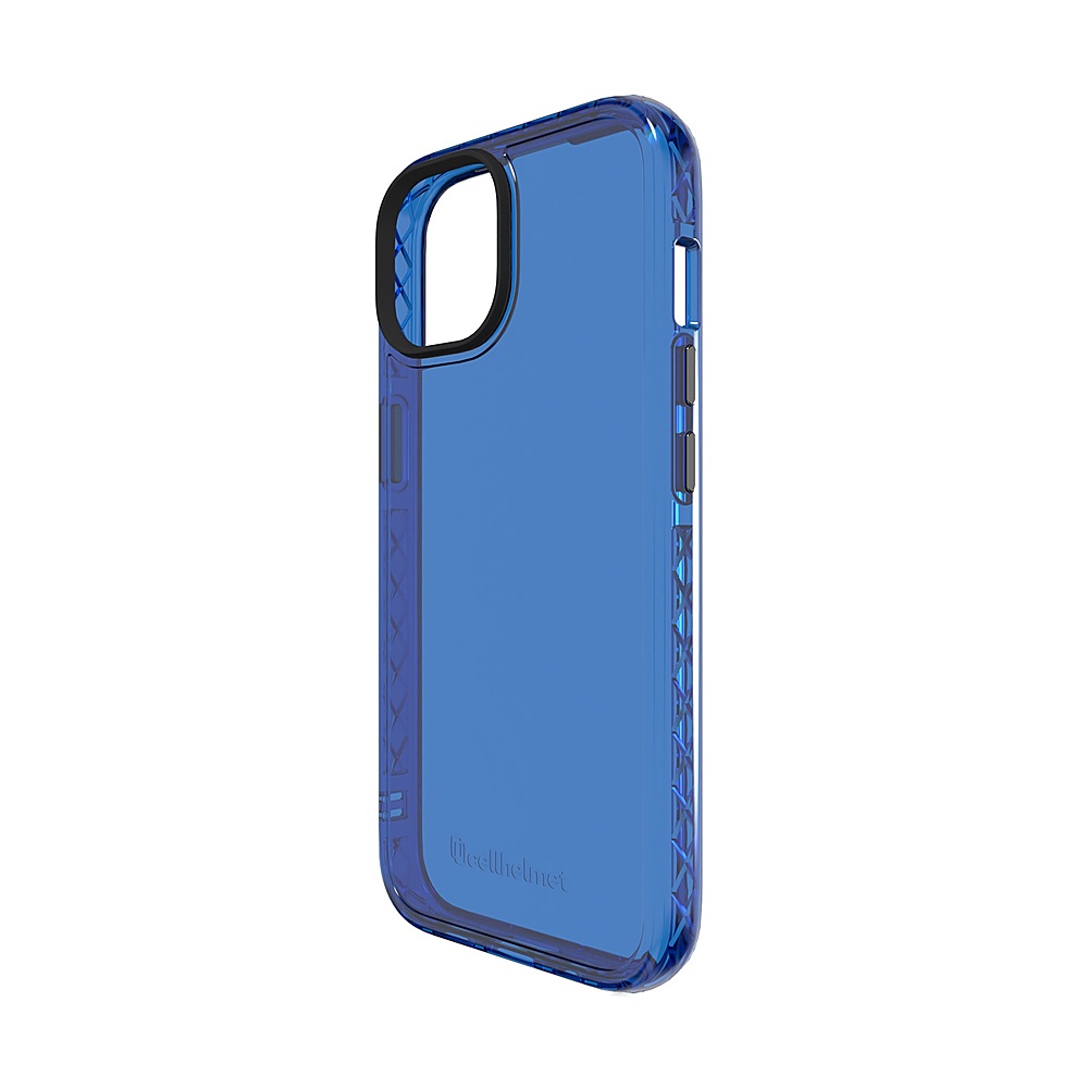 Angle View: Cellhelmet - Altitude X Series Case for Apple iPhone 15 - Bermuda Blue