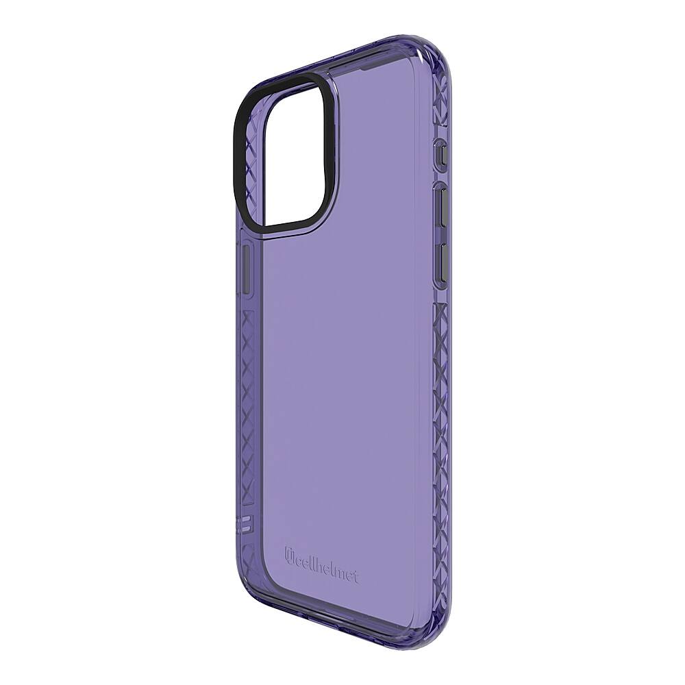 Angle. Cellhelmet - Altitude X Series Case for Apple iPhone 15 Max - Midnight Lilac.