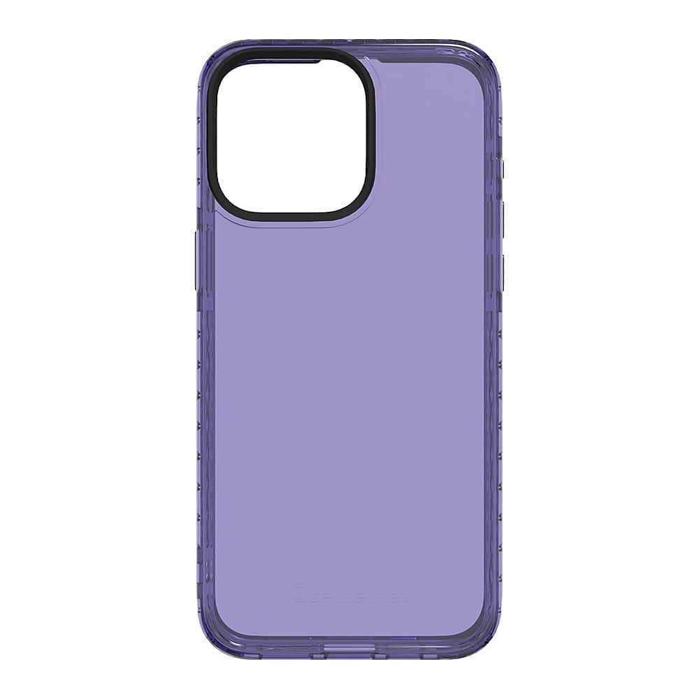 Front. Cellhelmet - Altitude X Series Case for Apple iPhone 15 Max - Midnight Lilac.