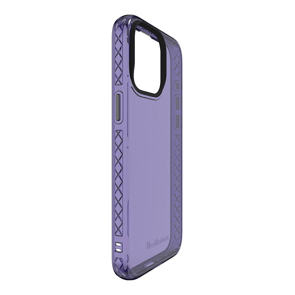Left. Cellhelmet - Altitude X Series Case for Apple iPhone 15 Max - Midnight Lilac.