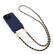 Angle. Bryten - Monarch Crossbody Case with MagSafe for Apple iPhone 14 Pro - Navy Blue.