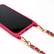 Alt View 2. Bryten - Monarch Crossbody Case with MagSafe for Apple iPhone 14 Pro Max - Magenta.