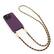 Angle. Bryten - Monarch Crossbody Case with MagSafe for Apple iPhone 14 Pro - Mulberry.