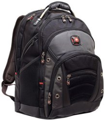 Wenger - Synergy Backpack for 16" Laptop - Black/Gray - Front_Zoom