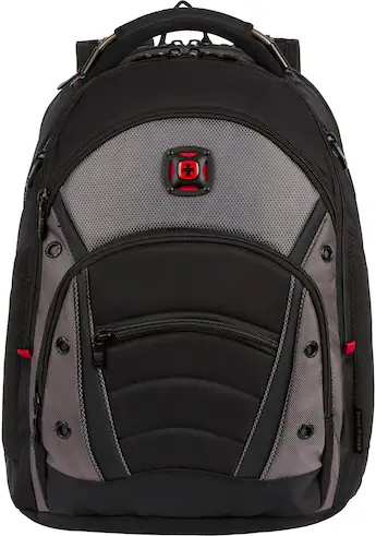 backpack for laptop and printer AeroBrief: 17L Business with 3D Breathable Back Commuter Black a front quick access pocket SWISSGEAR 5203 Laptop Backpack in