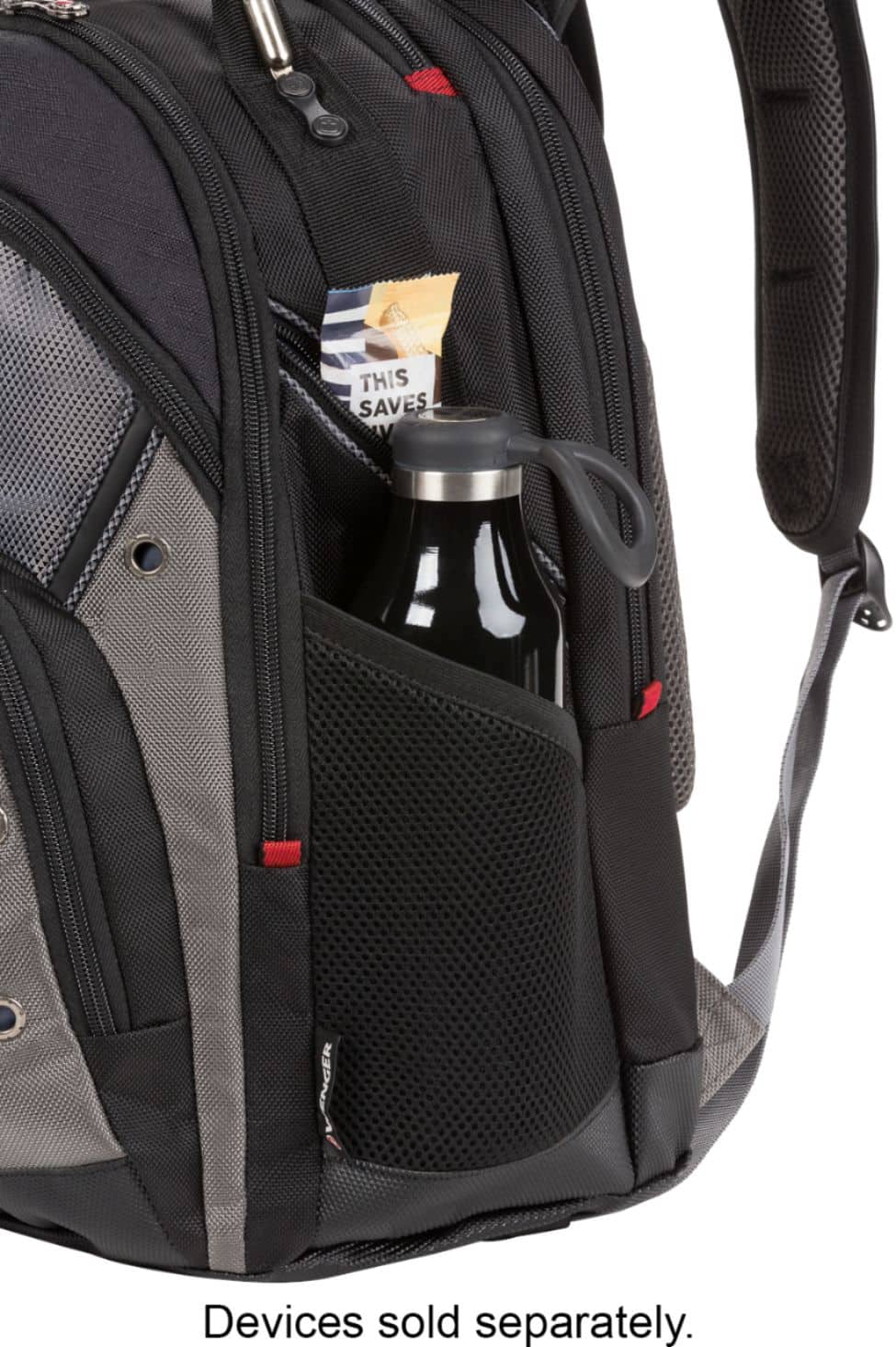 Alt View 16. SwissGear - Synergy Backpack for 16" Laptop - Black/Gray.