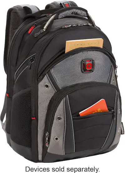 SWISSGEAR 5203 Laptop Backpack in Black/Grey SWISSGEAR 5203 Laptop Backpack in Black/Grey