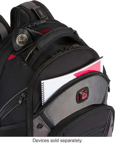 SWISSGEAR 5203 Laptop Backpack in Black/Grey SWISSGEAR 5203 Laptop Backpack in Black/Grey