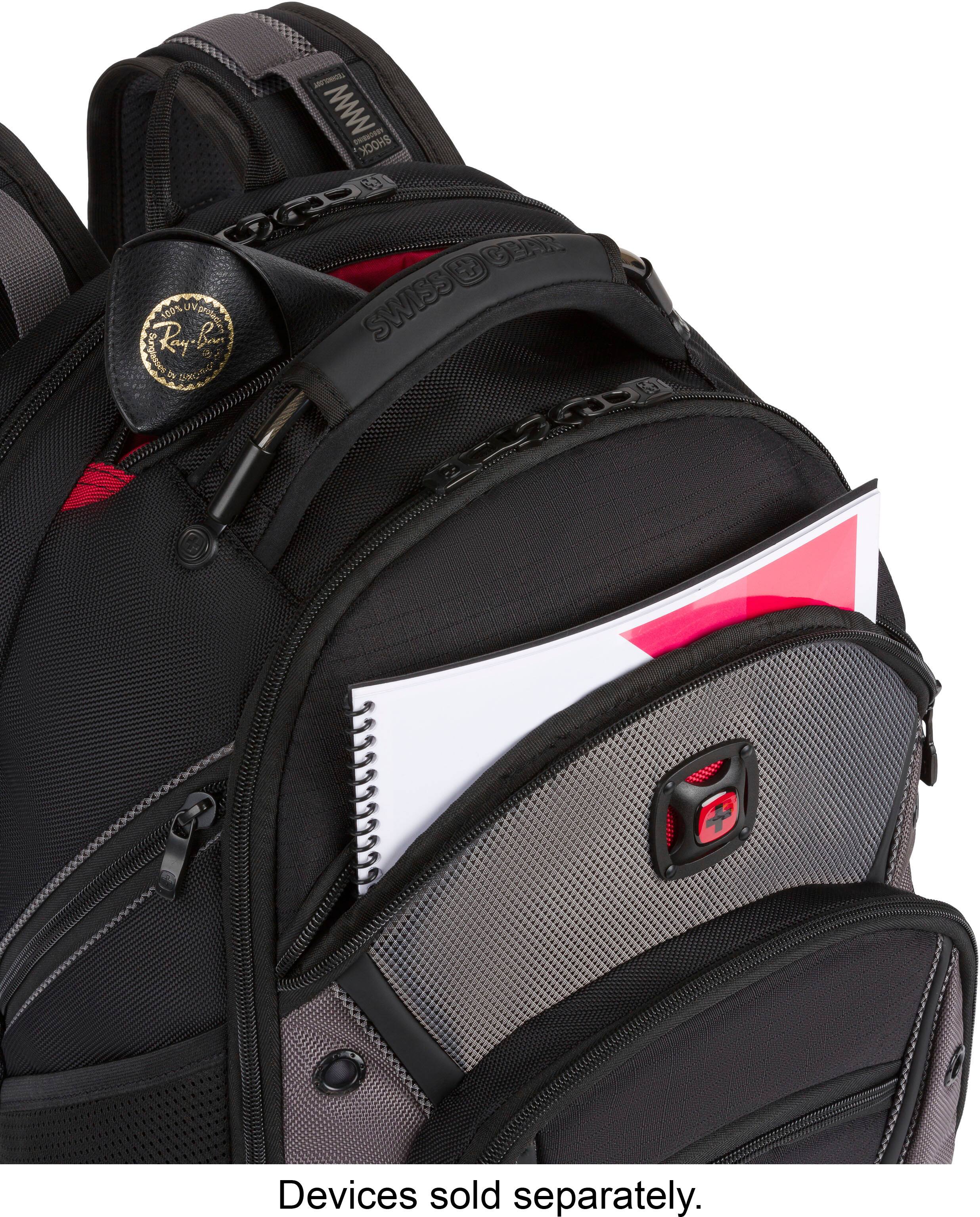 Alt View 19. SwissGear - Synergy Backpack for 16" Laptop - Black/Gray.