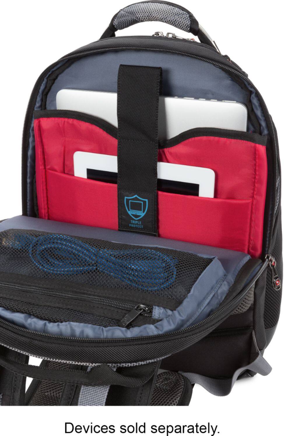 Alt View 20. SwissGear - Synergy Backpack for 16" Laptop - Black/Gray.