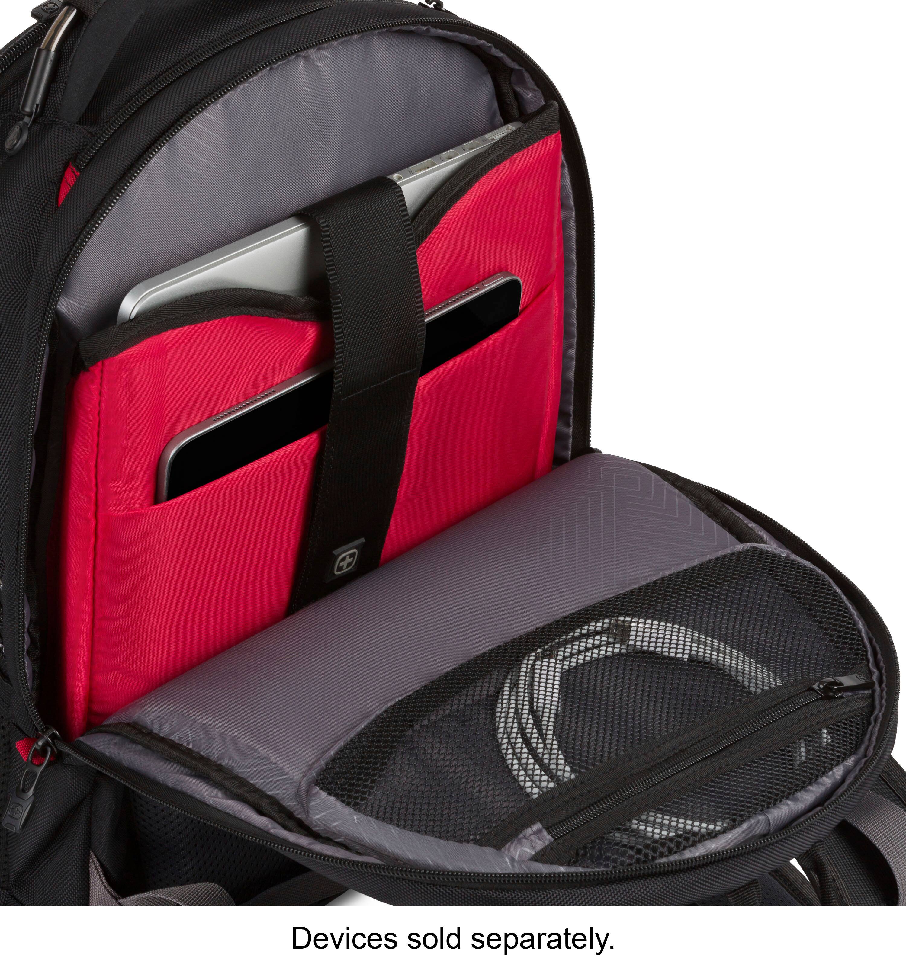 Alt View 21. SwissGear - Synergy Backpack for 16" Laptop - Black/Gray.