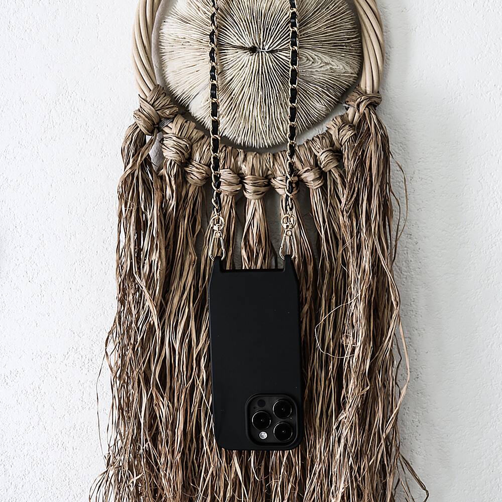 Alt View 11. Bryten - Monarch Crossbody Case with MagSafe for Apple iPhone 14 Pro Max - Monarch Black.