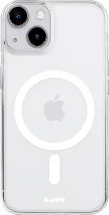 LAUT - Crystal-M Case with MagSafe for Apple iPhone 16e/15/14/13 - Clear