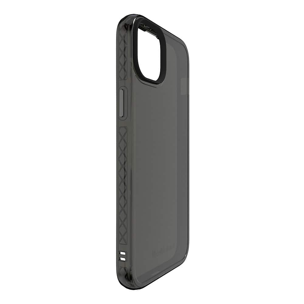 Left View: Cellhelmet - Altitude X Series Case for Apple iPhone 15 Plus - Onyx Black