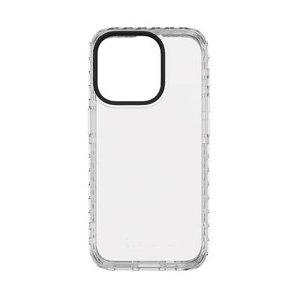 Front. Cellhelmet - Altitude X Series Case for Apple iPhone 15 Pro - Crystal Clear.