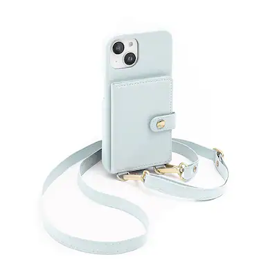 Bryten Silverlake Vegan Leather with Adjustable Strap & Credit Card Holder Wallet, Shockproof Case iPhone 14 / 13 Powder Blue BTIPH14-WPW-CBBL-A - Best Buy Bryten Silverlake Vegan Leather with Adjustable Strap & Credit Card Holder Wallet, Shockproof Case iPhone 14 / 13 Powder Blue BTIPH14-WPW-CBBL-A - Best Buy