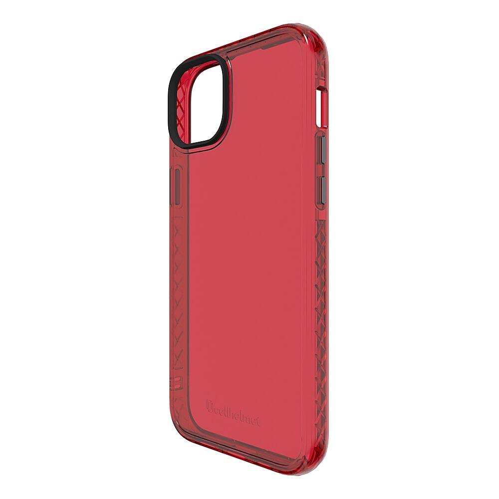 Angle. Cellhelmet - Altitude X Series Case for Apple iPhone 15 Plus - Scarlett Red.