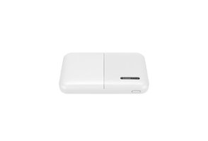 Cellhelmet - 5,000mAh Power Bank with Dual USB ports - White - Front_Zoom