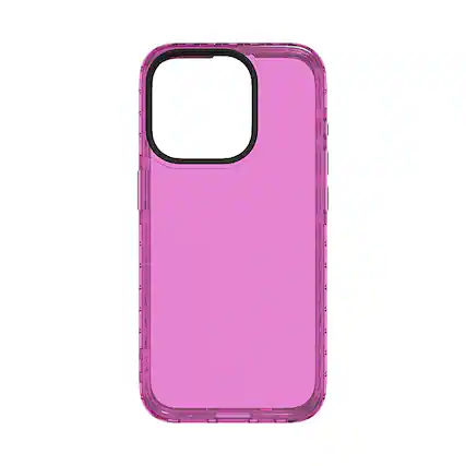 Front. Cellhelmet - Altitude X Series Case for Apple iPhone 15 Pro - Vivid Magenta.
