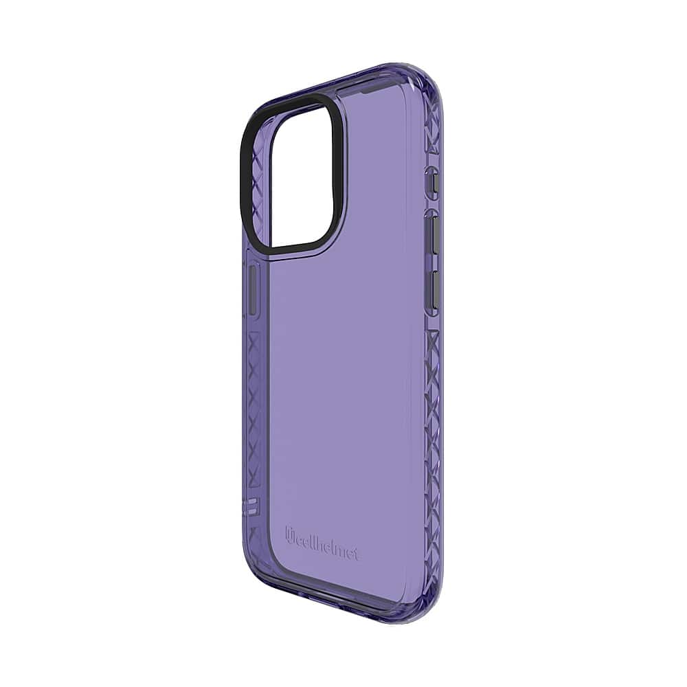 Angle. Cellhelmet - Altitude X Series Case for Apple iPhone 15 Pro - Midnight Lilac.