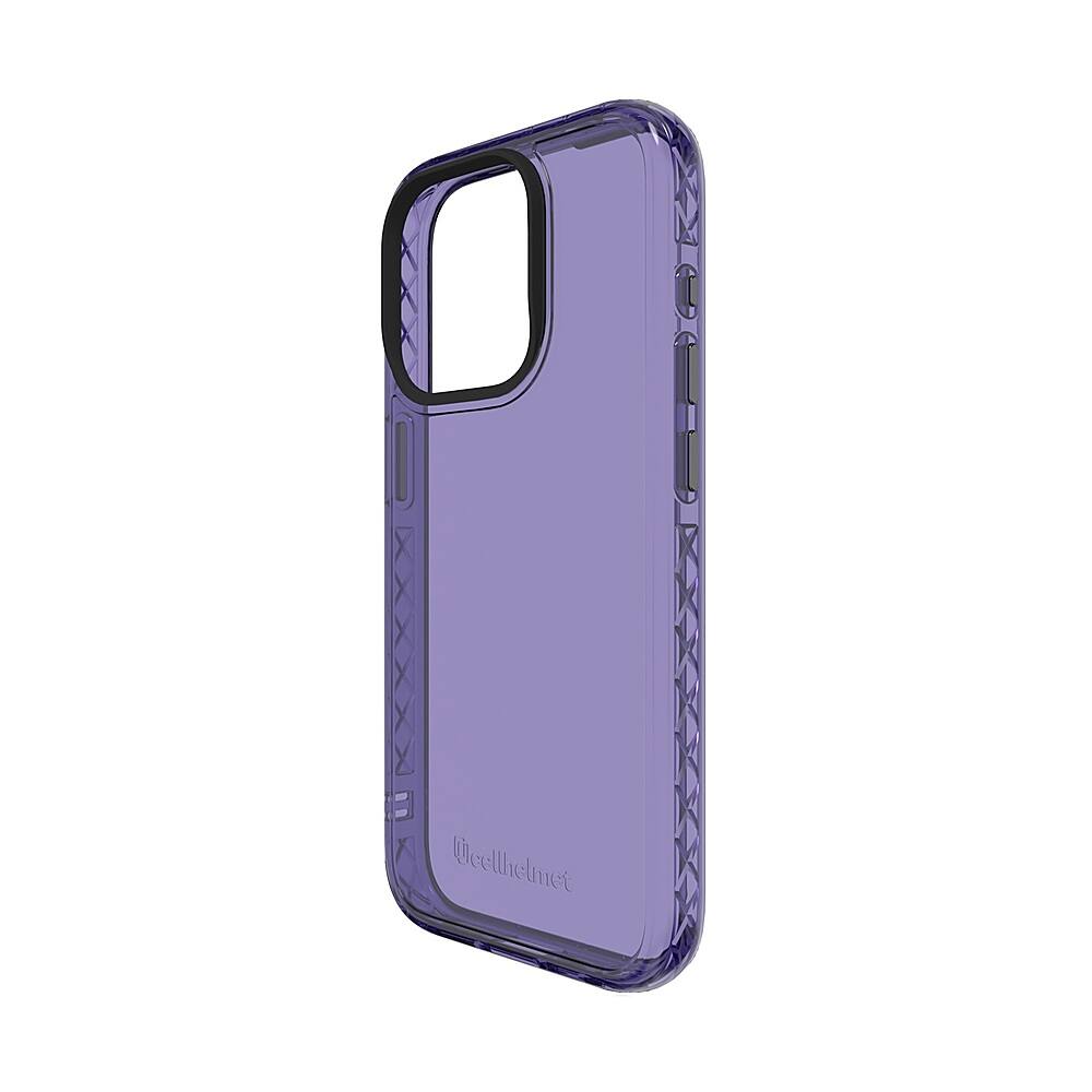 Angle. Cellhelmet - Altitude X Series Case for Apple iPhone 15 Pro - Midnight Lilac.