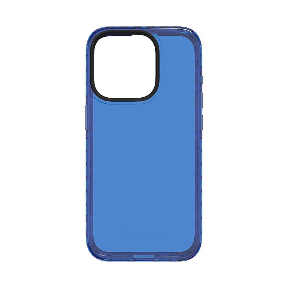 Front. Cellhelmet - Altitude X Series Case for Apple iPhone 15 Pro - Bermuda Blue.