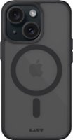 LAUT - Huex Protect Case with MagSafe for Apple iPhone 15 Plus - Black - Front_Zoom