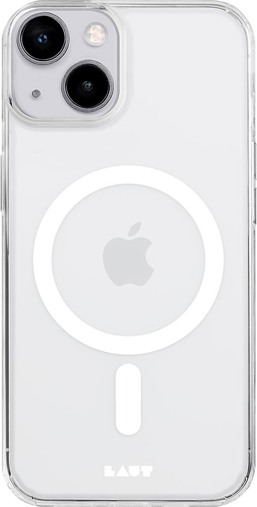 Front. LAUT - Crystal-M Case with MagSafe for Apple iPhone 14 Plus - Crystal.