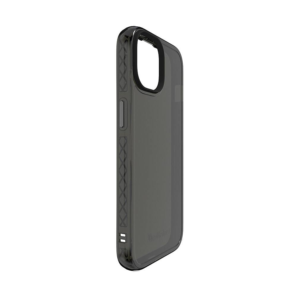 Left. Cellhelmet - Altitude X Series Case for Apple iPhone 15 - Onyx Black.