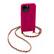 Front. Bryten - Monarch Crossbody Case with MagSafe for Apple iPhone 14 Pro - Magenta.
