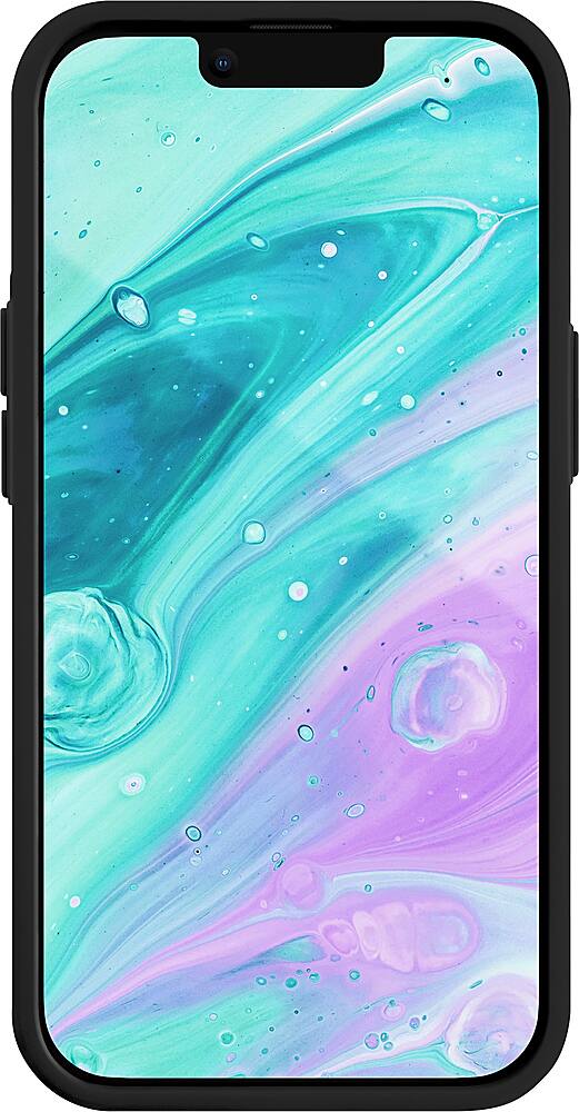 Left. LAUT - Huex Protect Case with MagSafe for Apple iPhone 14 Plus - Black.