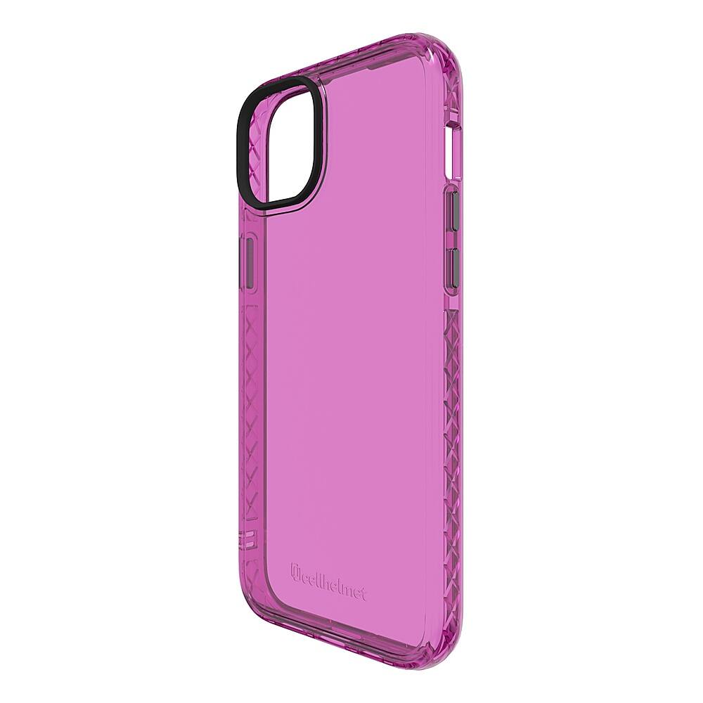 Angle. Cellhelmet - Altitude X Series Case for Apple iPhone 15 Plus - Vivid Magenta.