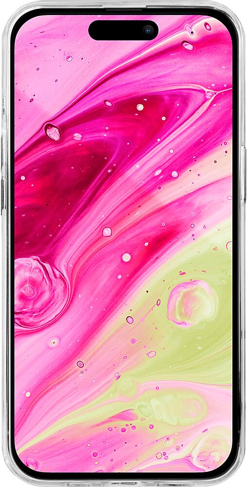 Left. LAUT - Crystal-M Case with MagSafe for Apple iPhone 14 Pro - Crystal.