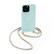 Front. Bryten - Monarch Crossbody Case with MagSafe for Apple iPhone 14 Pro - Blue Lagoon.