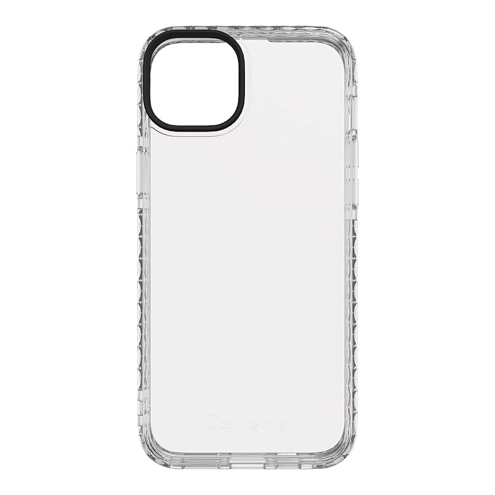 Front. Cellhelmet - Altitude X Series Case for Apple iPhone 15 Plus - Crystal Clear.