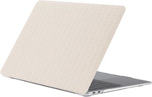 SaharaCase - Woven Case for Apple MacBook Air 13.6" M2 and 13" M3 Chip Laptops - Beige - Front_Zoom