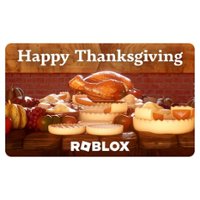 Roblox - $25 Happy Thanksgiving Turkey Scene Digital Gift Card [Includes Exclusive Virtual Item] [Digital] - Front_Zoom