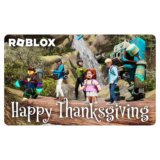 Roblox $25 Thanksgiving Nature Digital Gift Card [Includes