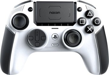 Nacon - Revolution 5 Pro Wireless Controller with Hall Effect Technology and Remappable Buttons for PS5, PS4 and PC - White - Front_Zoom