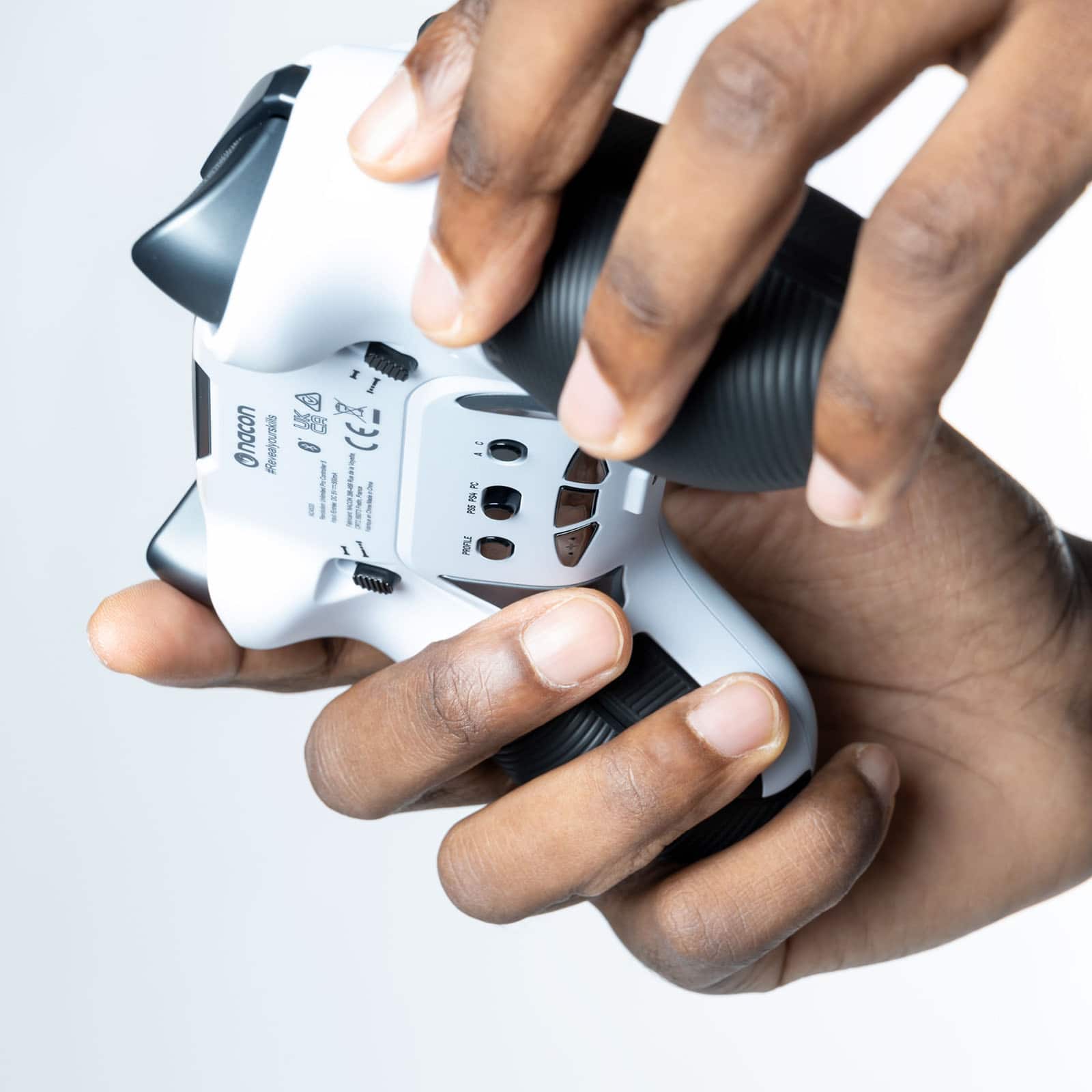 Alt View 14. Nacon - Revolution 5 Pro Wireless Controller for PS5, PS4 and PC - White.