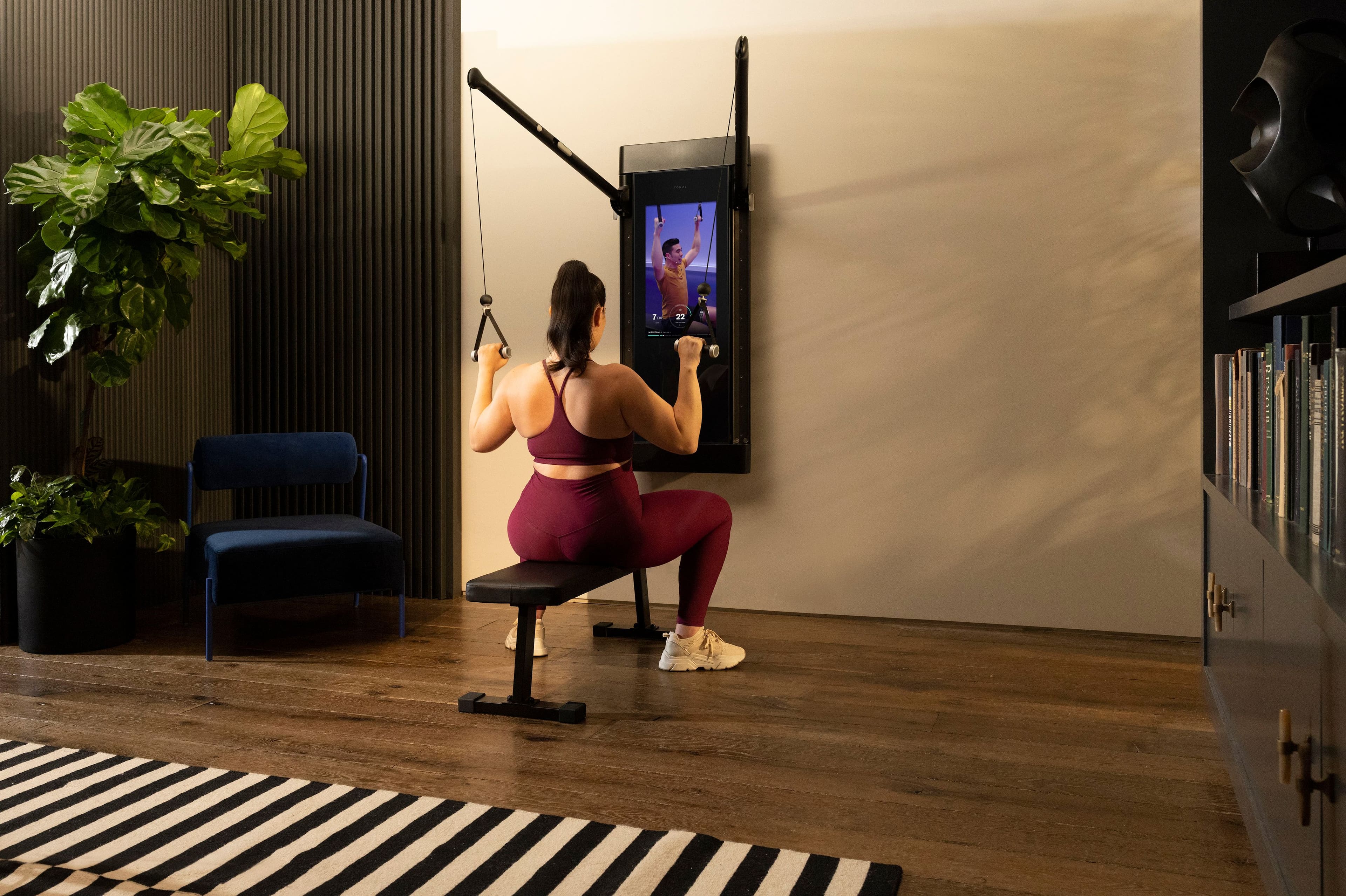 Alt View 17. Tonal - Intelligent Home Gym including Accessories Bundle, Delivery and Install - Black.