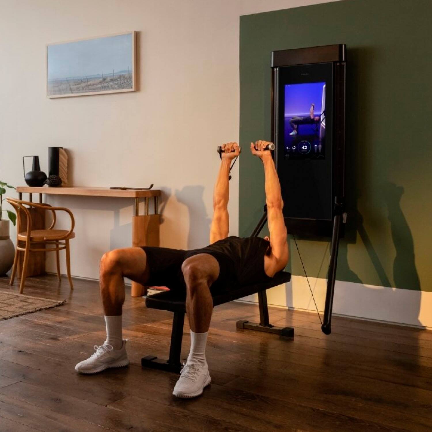 Alt View 18. Tonal - Intelligent Home Gym including Accessories Bundle, Delivery and Install - Black.