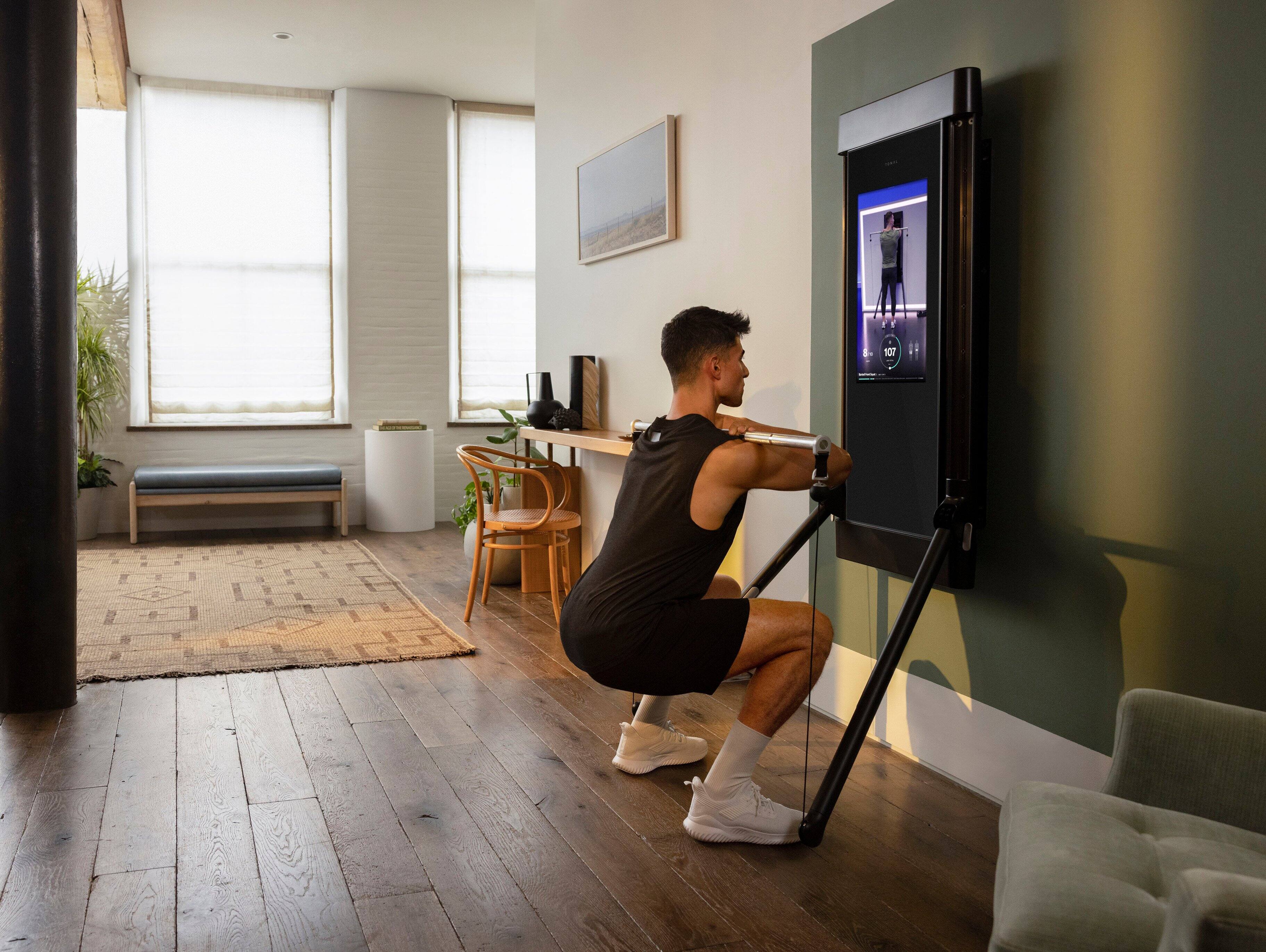 Alt View 22. Tonal - Intelligent Home Gym including Accessories Bundle, Delivery and Install - Black.