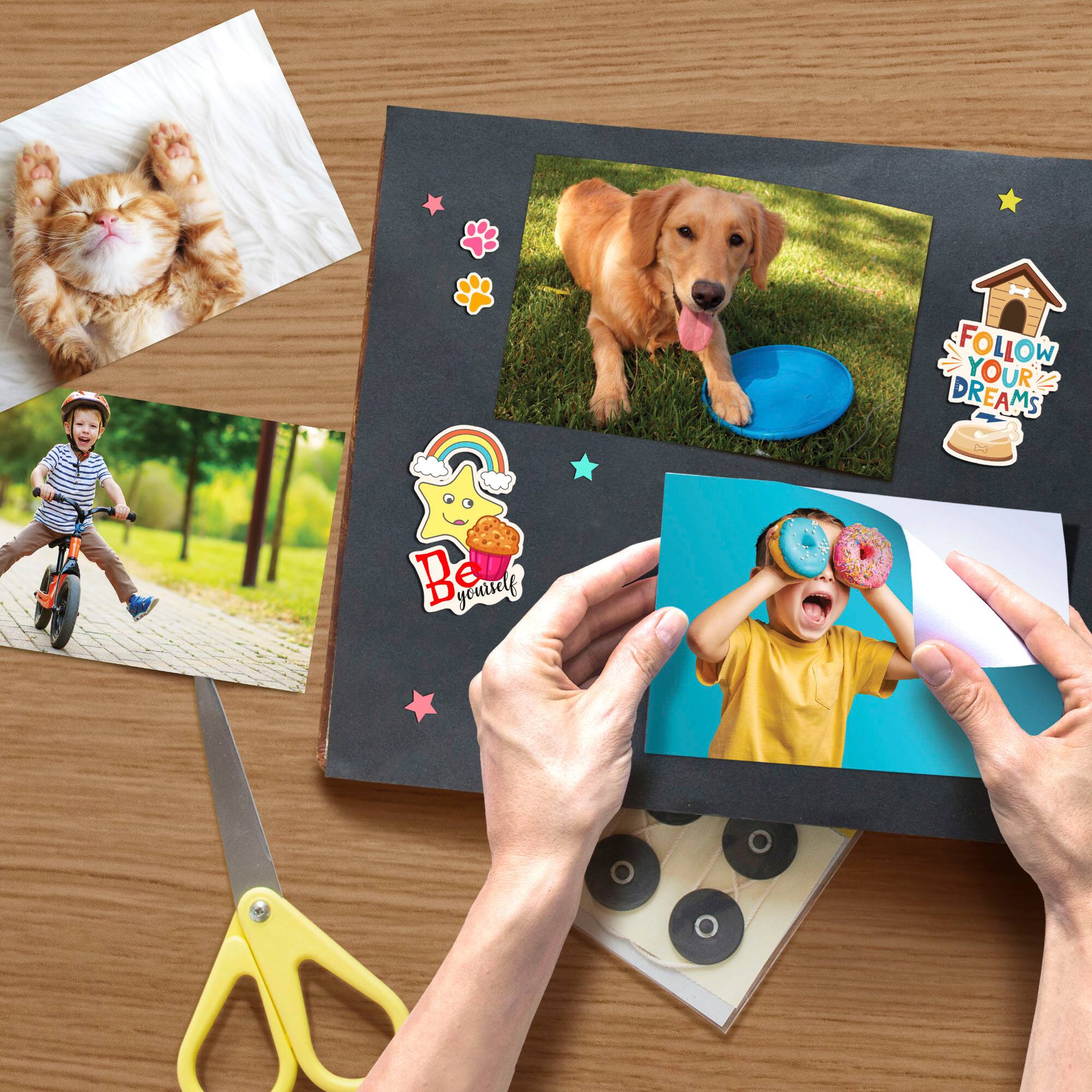 Alt View 14. HP - 4 x 6" Picture Stickers - 25 Count.