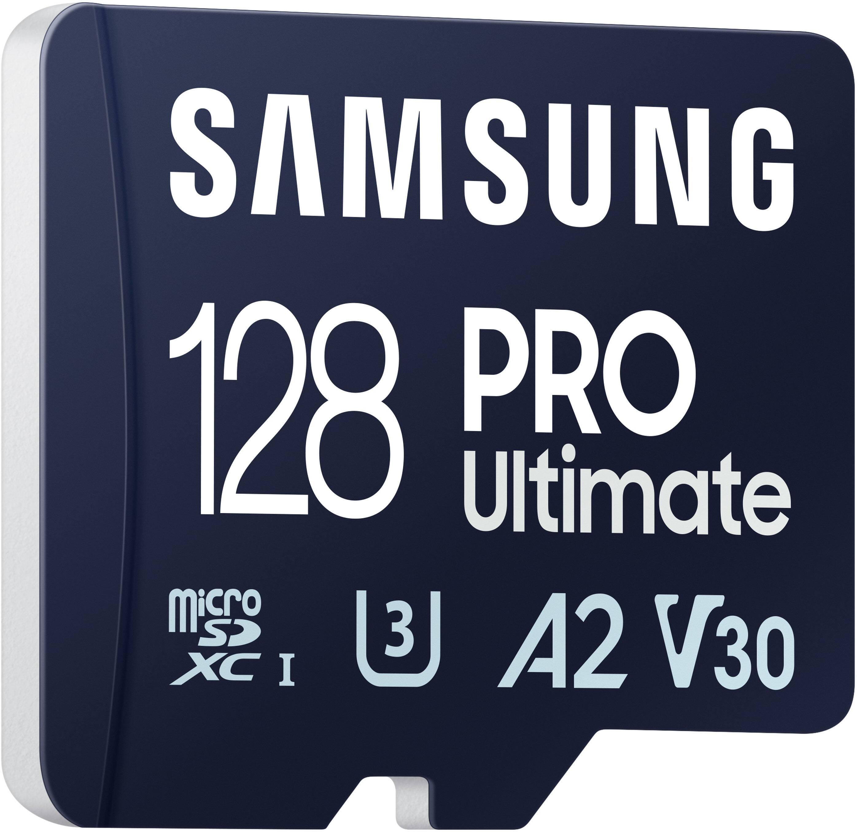 Alt View 13. Samsung - Pro Ultimate and Reader 128GB microSDXC Memory Card - Blue.